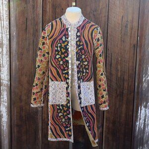 Reversible Bohemian Quilted Coat